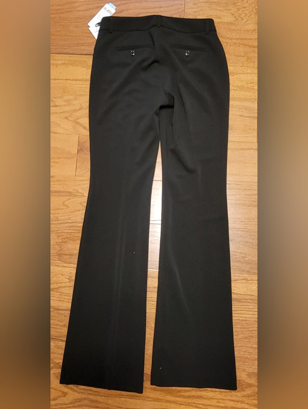 Bar III Black Flare Vintage Dress Pants 0 NWT - Picture 2 of 2